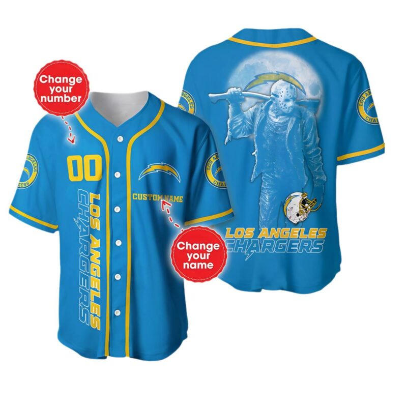 San Diego Chargers Baseball Jersey For Halloween 1 1