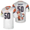 Snoopy 2024 Denver Broncos White Jersey 1 1