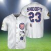 Snoopy Chicago Cubs Baseball Jersey 2 2