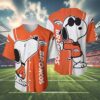 Snoopy Denver Broncos Baseball Jersey 4 4