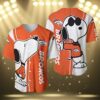 Snoopy Funny Cleveland Browns Jersey Baseball 3 3