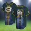 Snoopy Green Bay Packers Baseball Jersey 2 2