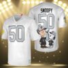 Snoopy Raiders Super Bowl Jersey NFL 3 3