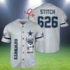 Stitch Dallas Dallas Cowboys White Jersey Baseball 2 2