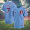 Trea Turner Phillies Jersey Blue 4 4