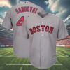 Youth Pablo Sandoval Jersey Red Sox Grey 4 4