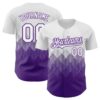 2024 Cheap Custom White Purple Royal 3D Jersey 1 1