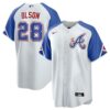 Atlanta Braves Nike Official Replica City Connect Jersey Mens Olson 28 1 1