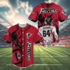 Atlanta Falcons Baseball Jersey Personalized 4 4