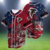 Atlanta Falcons Baseball Jersey Symbol American Flag Blue Red 2 2