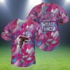 Atlanta Falcons Pink Baseball Jersey Breast Cancer 2 2