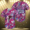 Atlanta Falcons Pink Baseball Jersey Breast Cancer 3 3