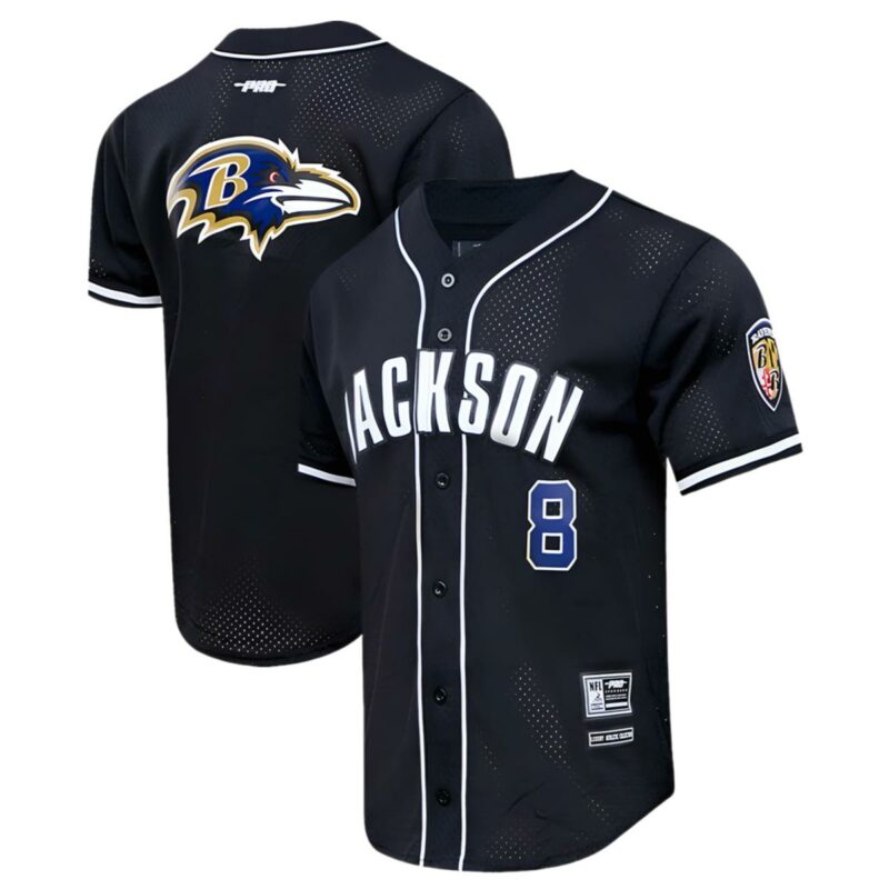 Baltimore Ravens Lamar Jackson Jersey Baseball 1 1