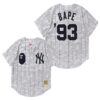 Bape x Mitchell And Ness Yankees Jersey White Baseball 1 1