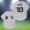 Bape x Mitchell And Ness Yankees Jersey White Baseball 2 2