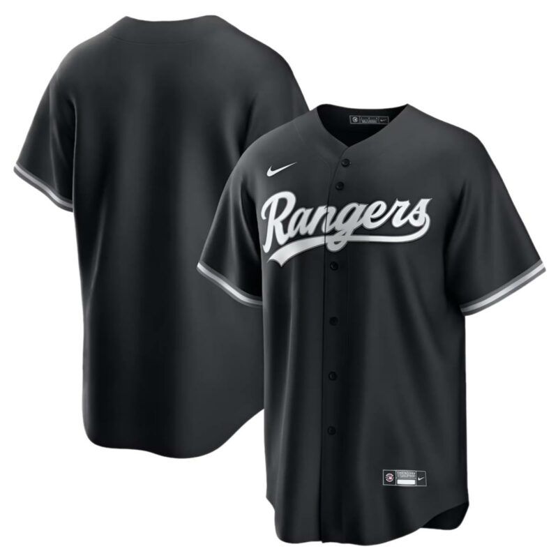 Black Texas Rangers Jersey Replica Jersey Mens 1 1