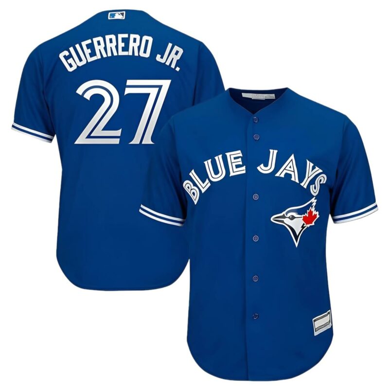 Blue Jays Guerrero Jr Jersey Baseball Blue 1 1