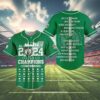 Boston Celtics City Skyline 2024 NBA Finals Champions Personalized Baseball Jersey 4 4