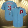 Bryce Harper Phillies Powder Blue Jersey World Series 3 3