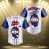 Buffalo Bills Hello Kitty Baseball Jersey NFL Custom 3 3