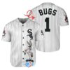 Bugs Bunny Chicago White Sox Baseball Jersey 1 1