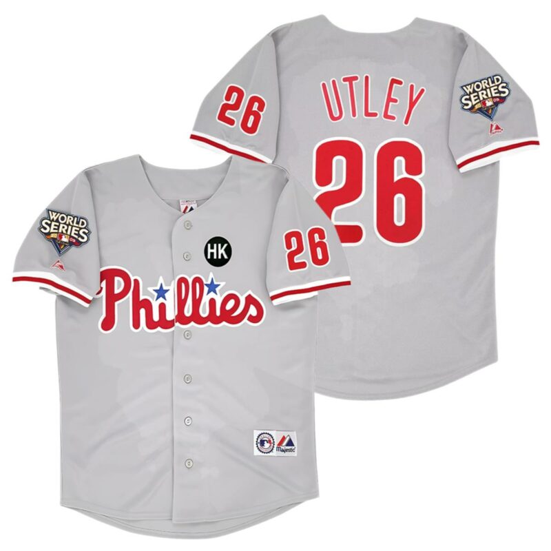 Chase Utley Phillies Jersey Baseball 1 1