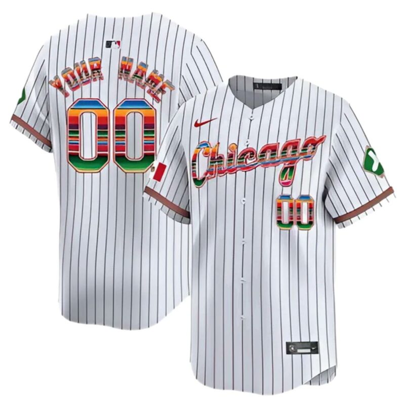 Chicago White Sox Mexico Vapor Baseball Jersey 1 1