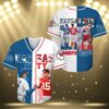 Chiefs Kelce Andy Reid Mahomes Baseball Jersey 3 3