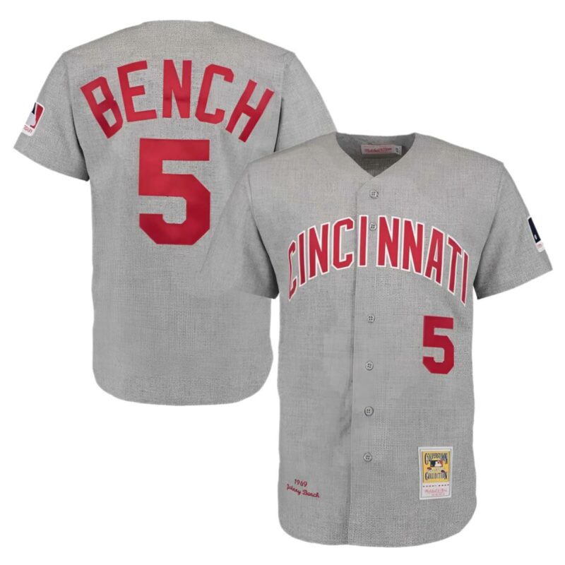 Cincinnati Reds Johnny Bench Jersey 1969 1 1