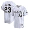 Colorado Rockies Bryant Jersey White 1 1