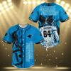 Custom Carolina Panthers Baseball Jersey Cheap 3 3