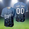 Custom KC Royals Light Blue Baseball Jersey 2025 2 2