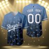 Custom KC Royals Light Blue Baseball Jersey 2025 3 3