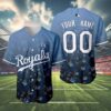 Custom KC Royals Light Blue Baseball Jersey 2025 4 4