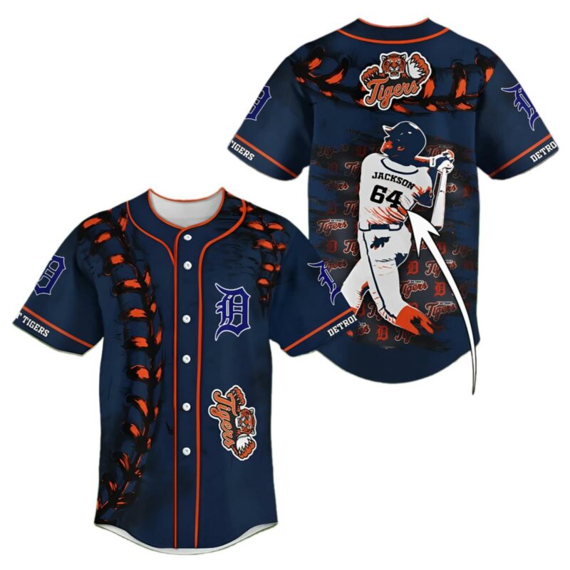 Detroit Tigers Baseball Jerseys Customized 1 1