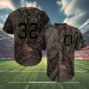 Detroit Tigers Camo Jersey Baseball 4 4