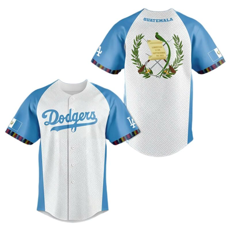 Dodgers Guatemalan Heritage Night Jersey 2024 Giveaway 1 1