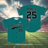 Fraternity Baseball Jersey Miami Marlins 4 4