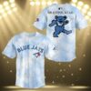 Grateful Dead Blue Jays Jersey Mens 3 3