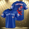 Grateful Dead Toronto Blue Jays Custom Jersey 3 3