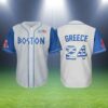 Greek Celebration Red Sox 2024 Giveaways Jersey 2 2