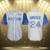 Greek Celebration Red Sox 2024 Giveaways Jersey 3 3