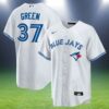 Green Blue Jays Jersey Baseball White 2 2