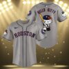 Hello Kitty Astros Throwback Baseball Jersey 3 3