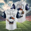 Hello Kitty Detroit Tigers Custom Jersey Baseball 4 4