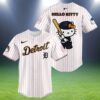 Hello Kitty Detroit Tigers Pinstripe Jersey Baseball 2 2