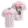 Hello Kitty Houston Astros Pinstripe Jersey 1 1