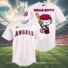 Hello Kitty Los Angeles Angels Baseball Jersey Red 4 4