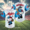 Hello Kitty Miami Marlins Baseball Jersey 4 4