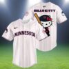 Hello Kitty Minnesota Twins Pinstripe Jersey Baseball 2 2